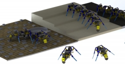 Исследователи напечатали в 3D насекомообразных ройных роботов, способных коллективно преодолевать препятствия