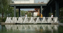В Шанхае представлен первый китайский раздвижной мост, напечатанный на 3D-принтере